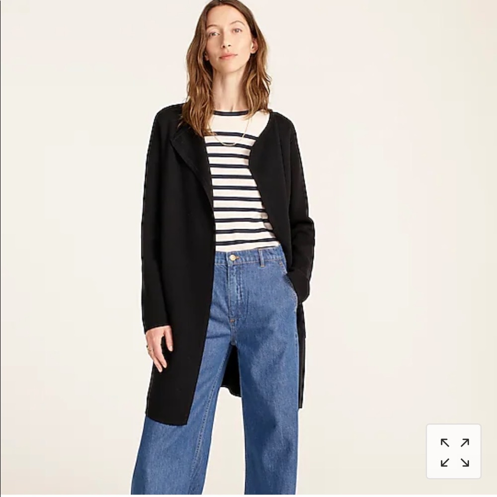 J. Crew Juliette Sweater Blazer heather charcoal
